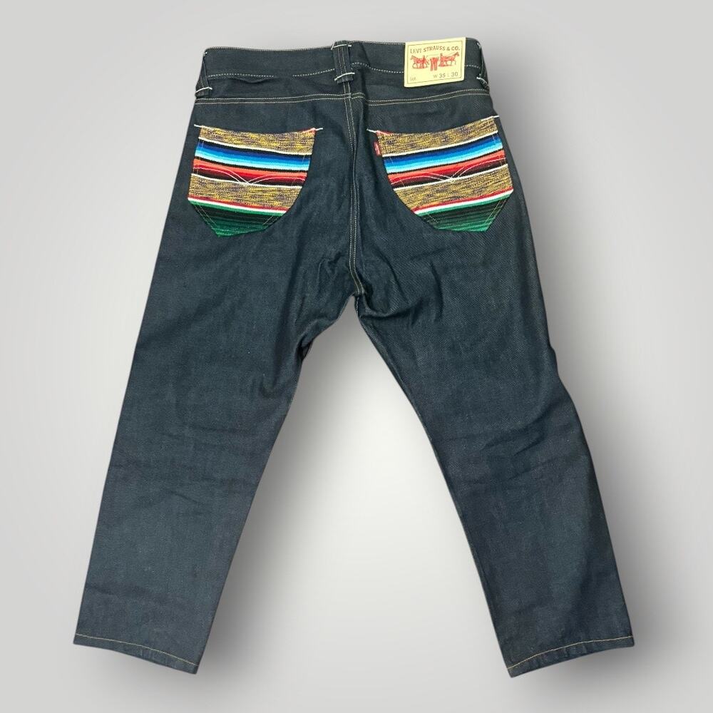 Junya Watanabe MAN x Levis Serape Blanket Pocket Made in Japan Denim Jeans W35